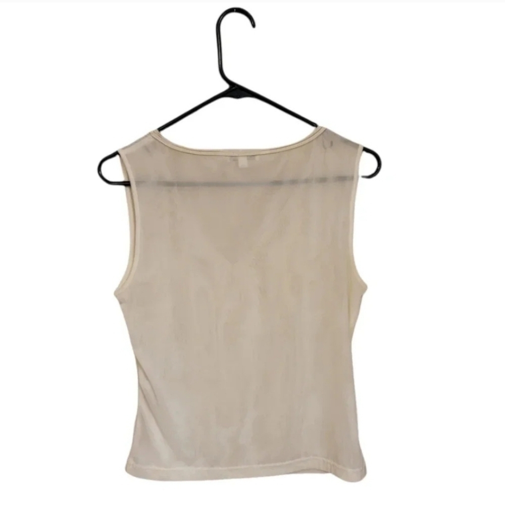 Alexandra Rosati sheer v-neck Size Medium - Picture 2 of 6